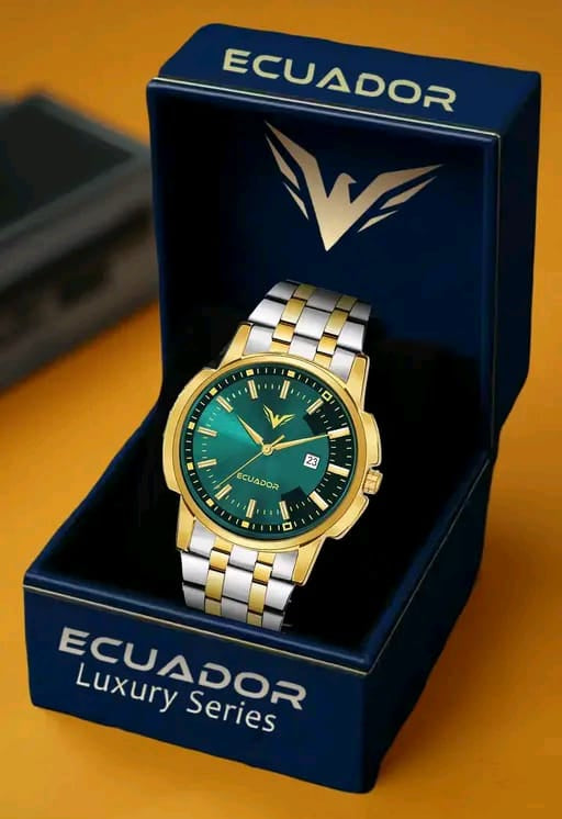 Ecuador ER-1129 Gold Plated Slim Series analog watch