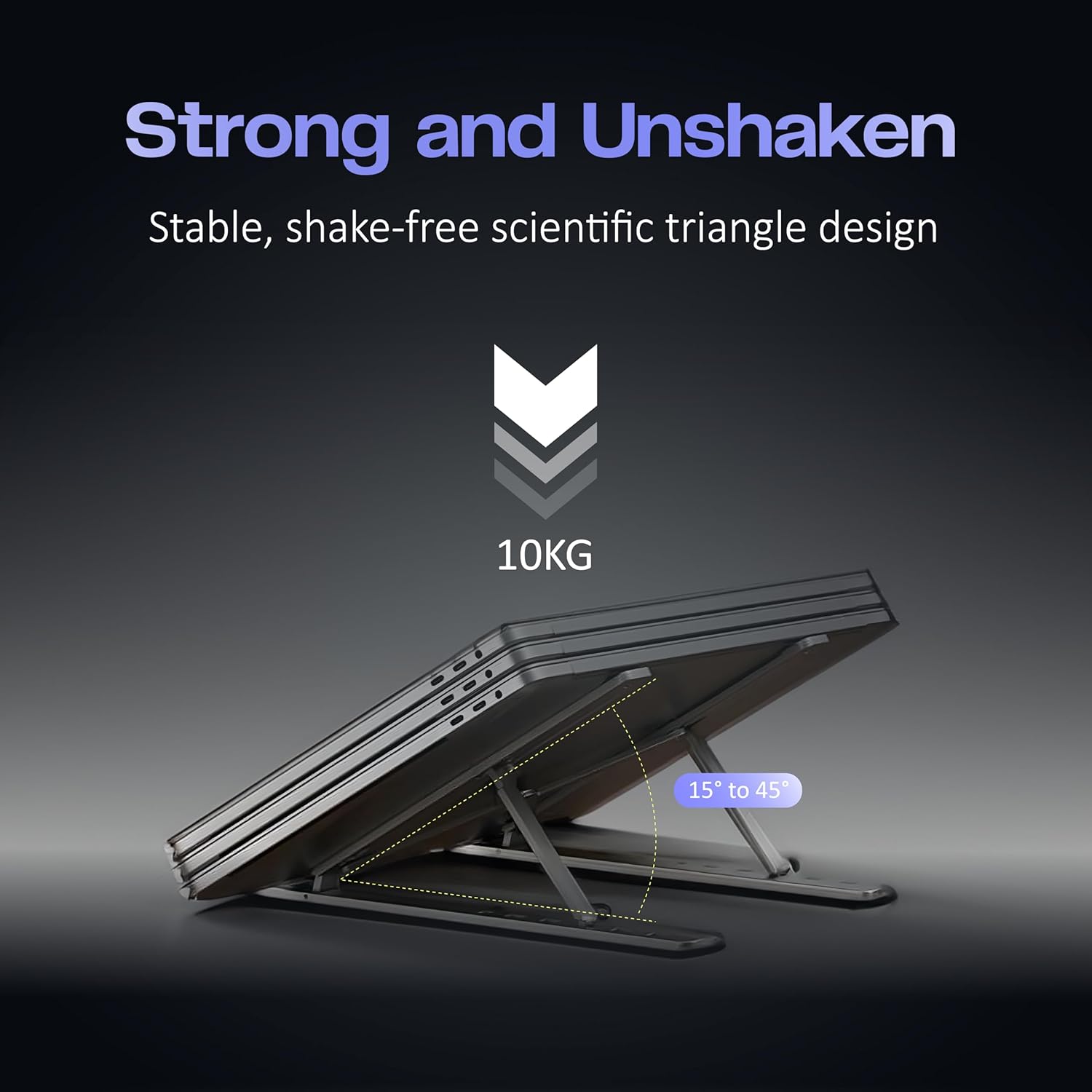 Foldable Adjustable Height Laptop Stand and Tablet Stand. for All Laptops and Tablets.