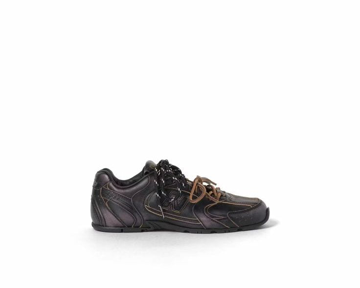 New Balance Miu Miu 530 black vintage-leather