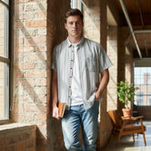 REVLON RELAXED MEN HALF SELEVE SHIRT